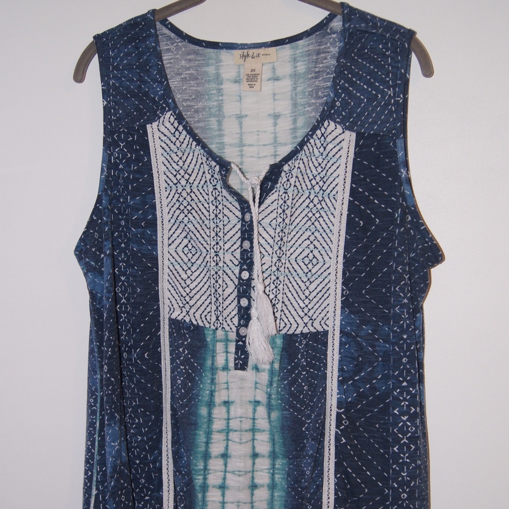 Style & Co sleeveless top